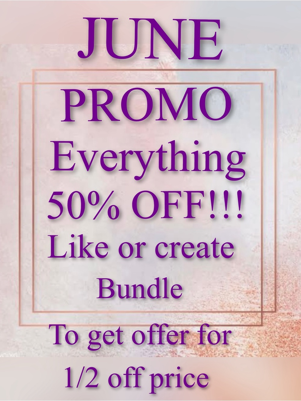 JUNE PROMO * EVER50% OFF!!
